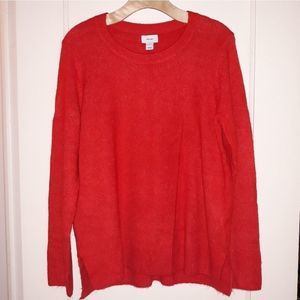 Red sweater 